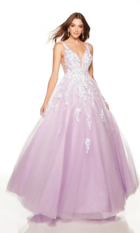 Formal Dress: 61301. Long, Plunging Neckline, Ballgown sold by Alyce Paris