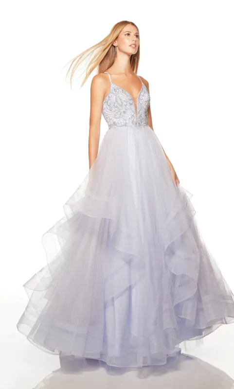 Formal Dress: 61298. Long, Plunging Neckline, Ballgown sold by Alyce Paris