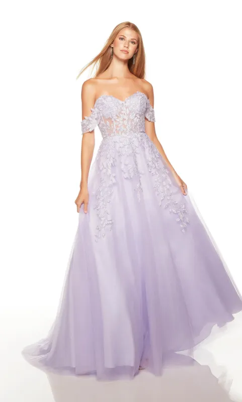 Formal Dress: 61297. Long, Off The Shoulder, Ballgown sold by Alyce Paris