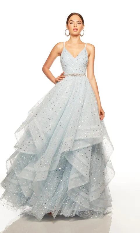 Formal Dress: 61294. Long, V-neck, Ballgown, V Shaped Back sold by Alyce Paris