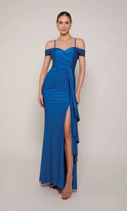 Formal Dress: 27685. Long, Off The Shoulder, Straight sold by Alyce Paris