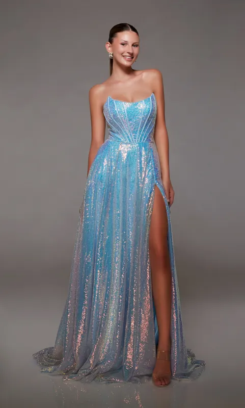 ALYCE Paris 1807 The Secret Dress - Long Scoop Embellished A Line Dress sold by Alyce Paris