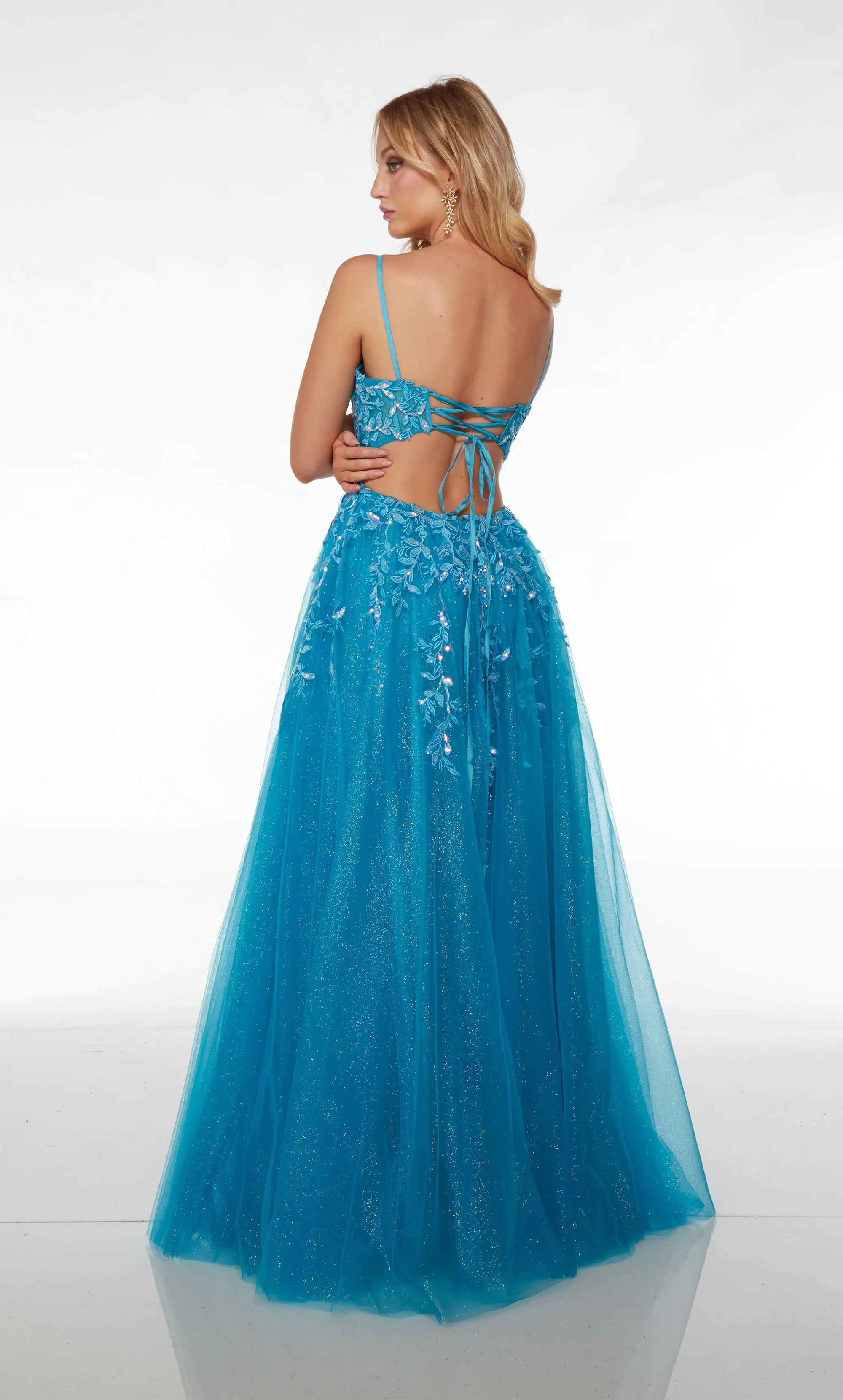 Formal Dress: 61623. Long, Plunging Neckline, A-line, Open Back sold by Alyce Paris product image thumbnail 2