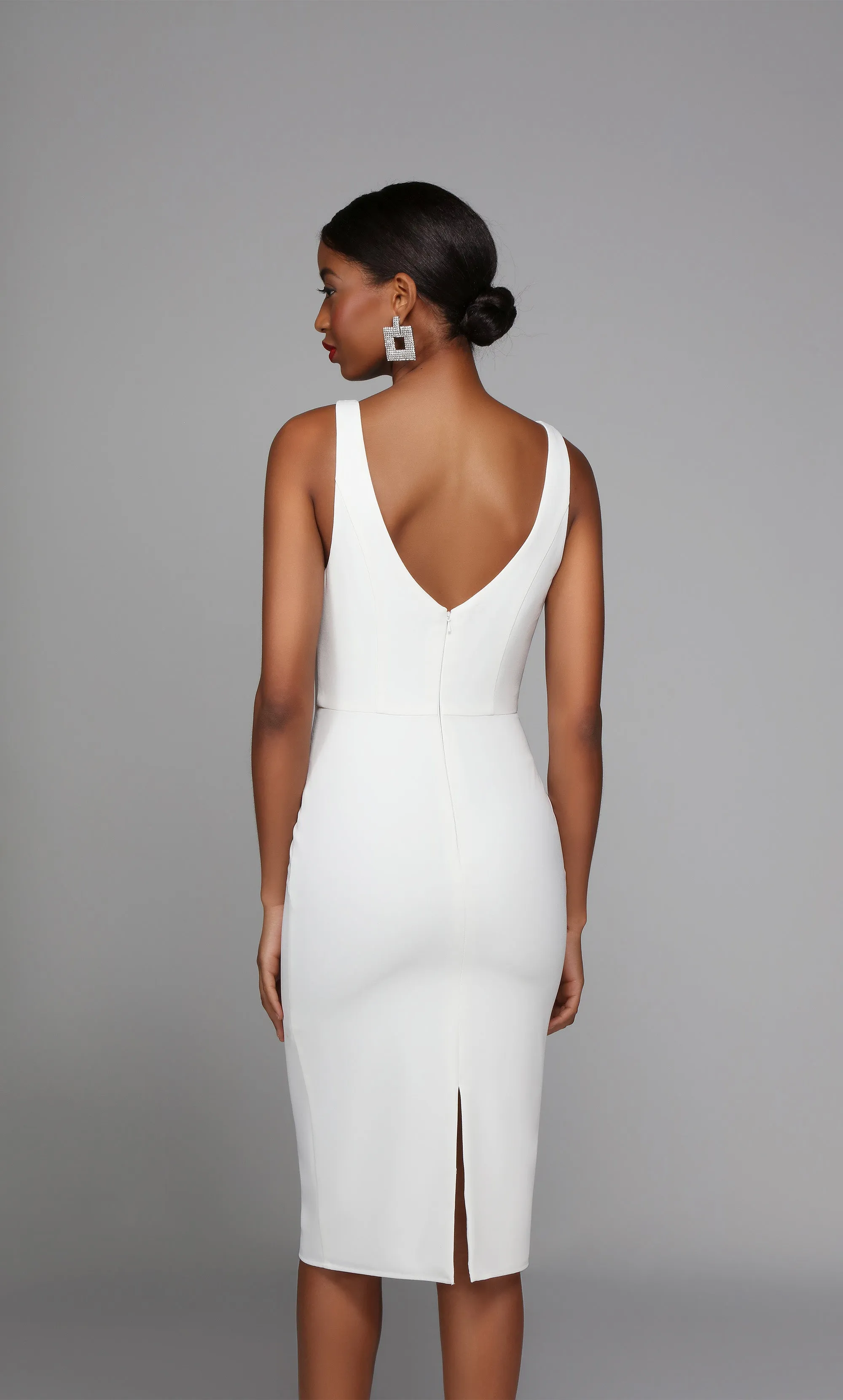 ALYCE Paris 70010 Bridal Square Neckline Embellished Straight Dress sold by Alyce Paris product image thumbnail 3