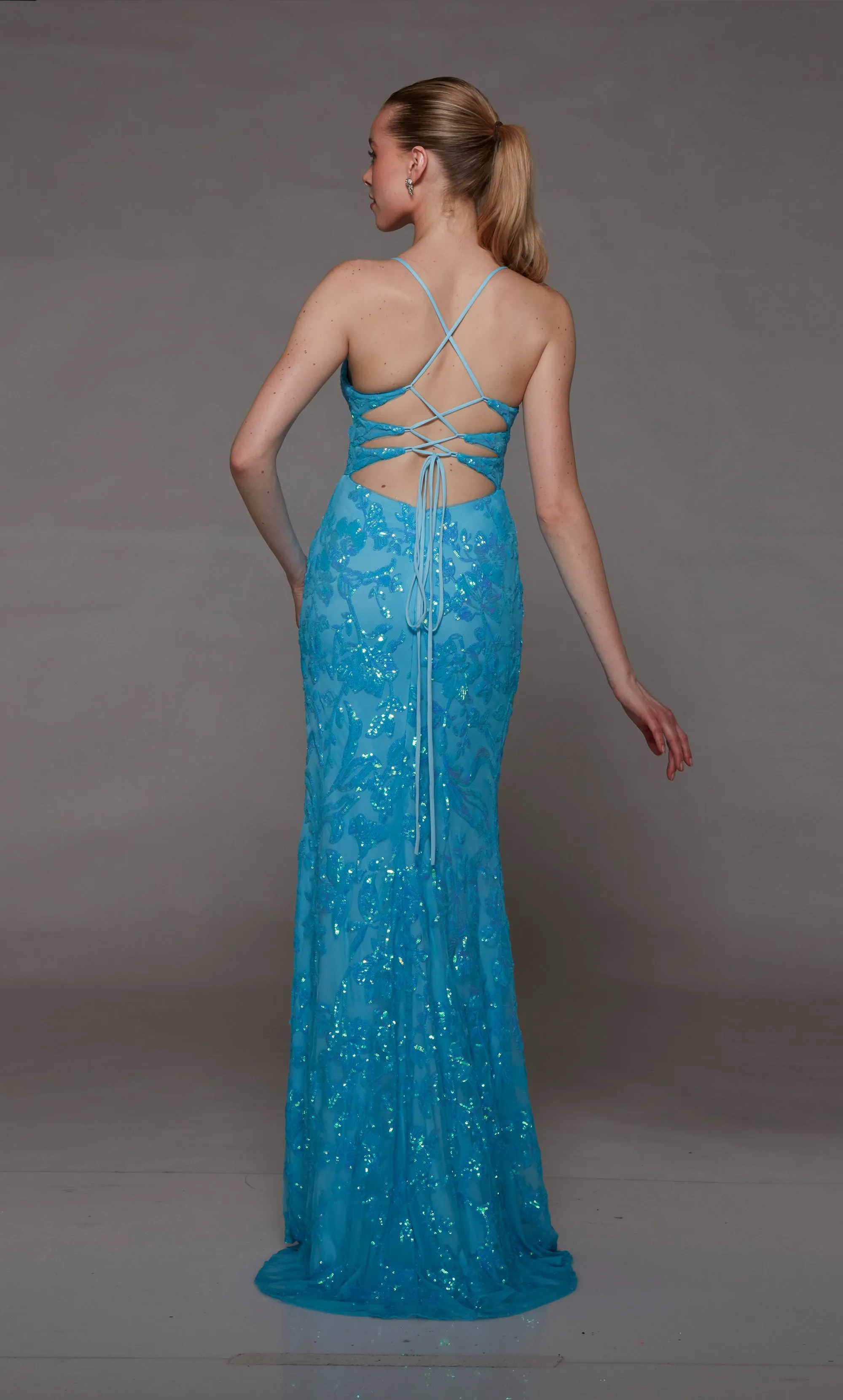 Formal Dress: 1811. Long, Plunging Neckline, Straight sold by Alyce Paris product image thumbnail 2