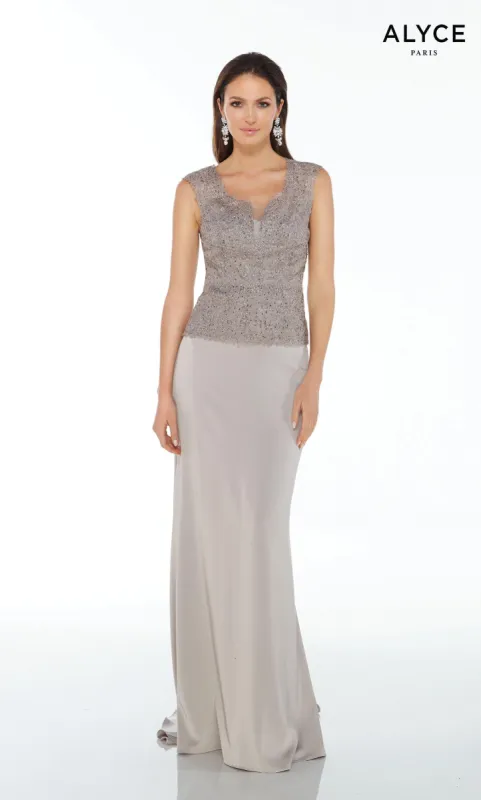 ALYCE Paris 27105 Special Occasion Scoop Neckline Chic Straight Dress sold by Alyce Paris