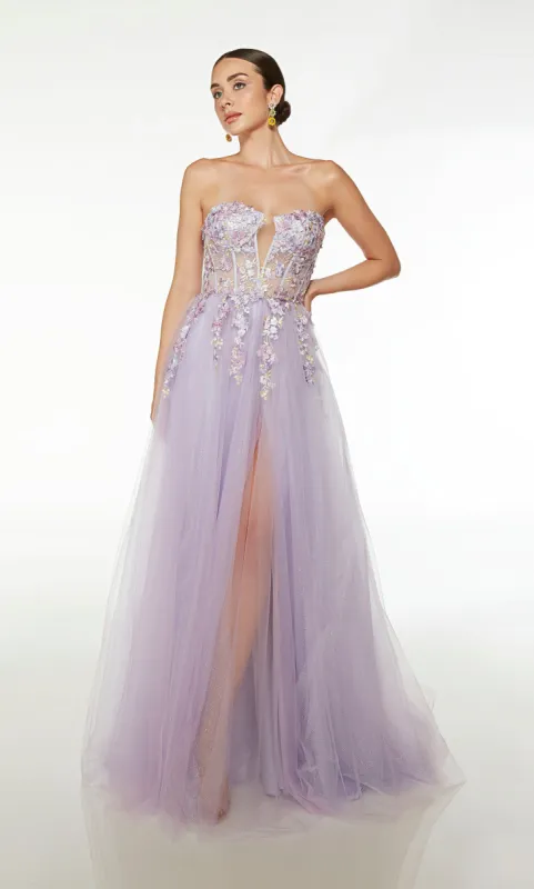 Formal Dress: 61654. Long, Sweetheart Neckline, A-line sold by Alyce Paris