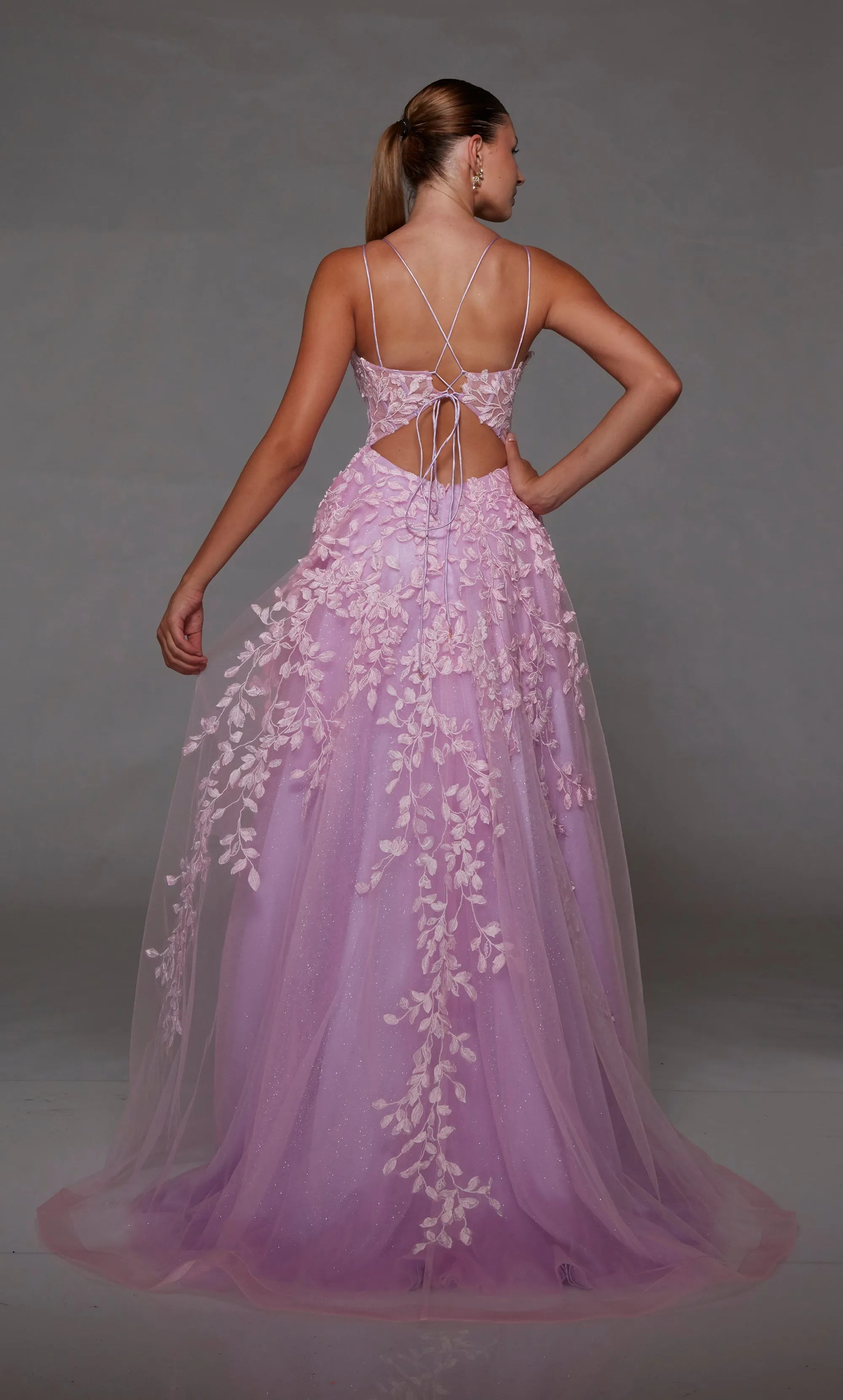 Formal Dress: 1791. Long, Plunging Neckline, A-line, Strappy Back sold by Alyce Paris product image thumbnail 2
