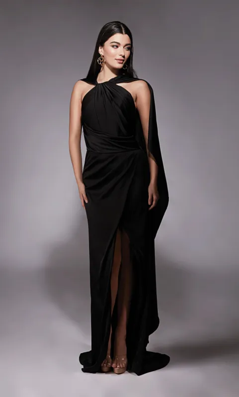 Formal Dress: 27769. Long, High Neck, Straight, Closed Back sold by Alyce Paris