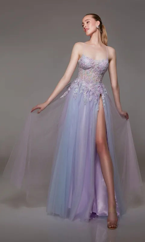 Formal Dress: 1820. Long, Scooped Neckline, A-line, Strappy Back sold by Alyce Paris