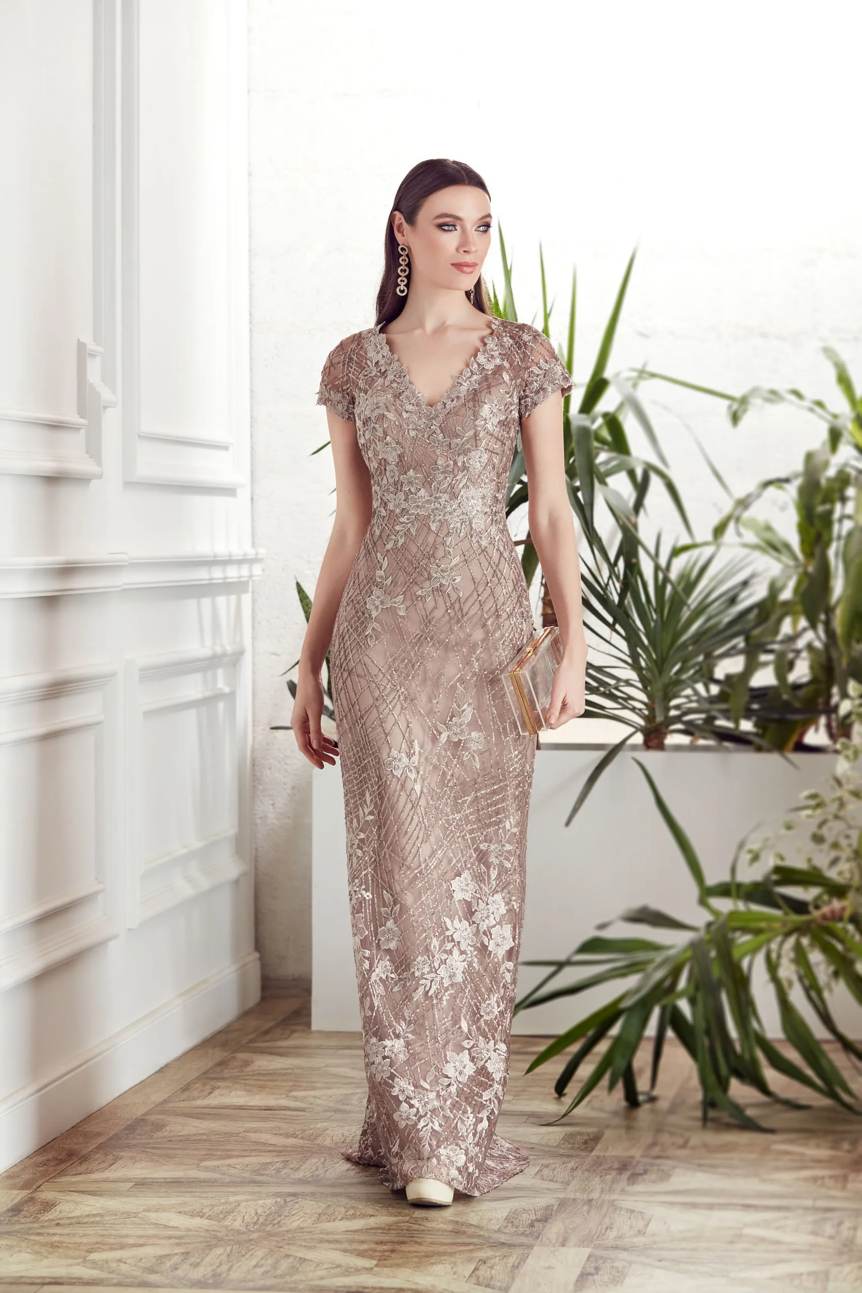 ALYCE Paris 27525 Special Occasion Illusion Neckline Embellished A Line Dress sold by Alyce Paris product image thumbnail 4