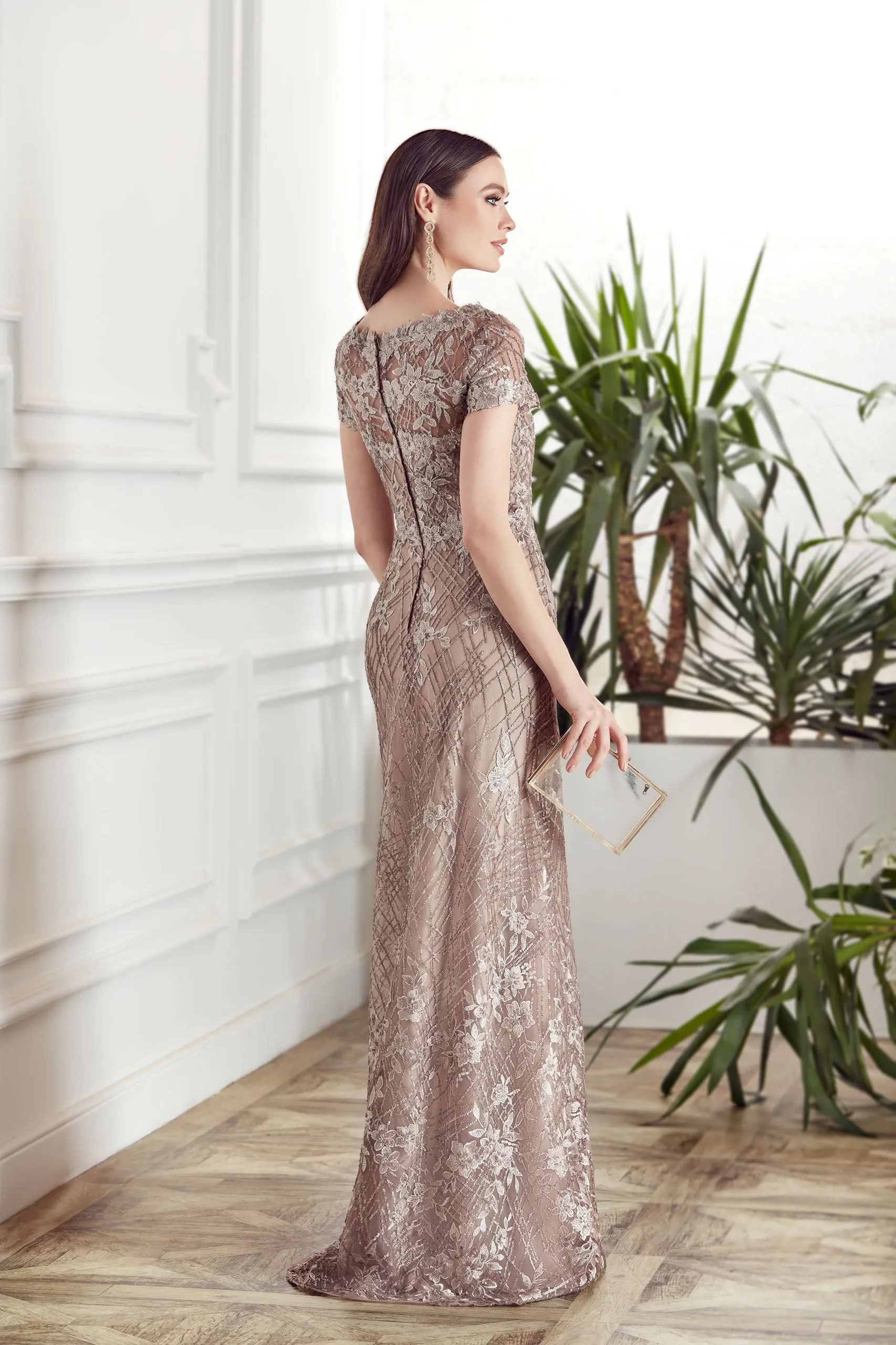 ALYCE Paris 27525 Special Occasion Illusion Neckline Embellished A Line Dress sold by Alyce Paris product image thumbnail 3