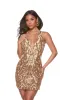 Formal Dress: 4642. Short, Plunging Neckline, Straight sold by Alyce Paris