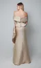 ALYCE Paris 27612 Special Occasion Off The Shoulder Peplum Fit N Flare Dress sold by Alyce Paris