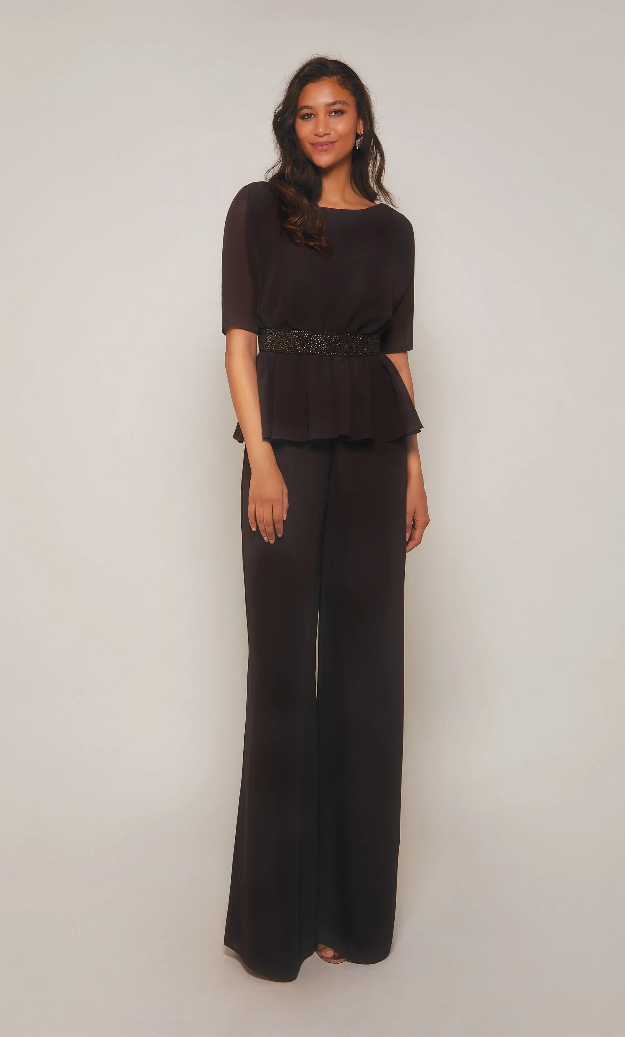 ALYCE Paris 27576 Special Occasion Scoop Neckline Modest Jumpsuit Dress sold by Alyce Paris product image thumbnail 4
