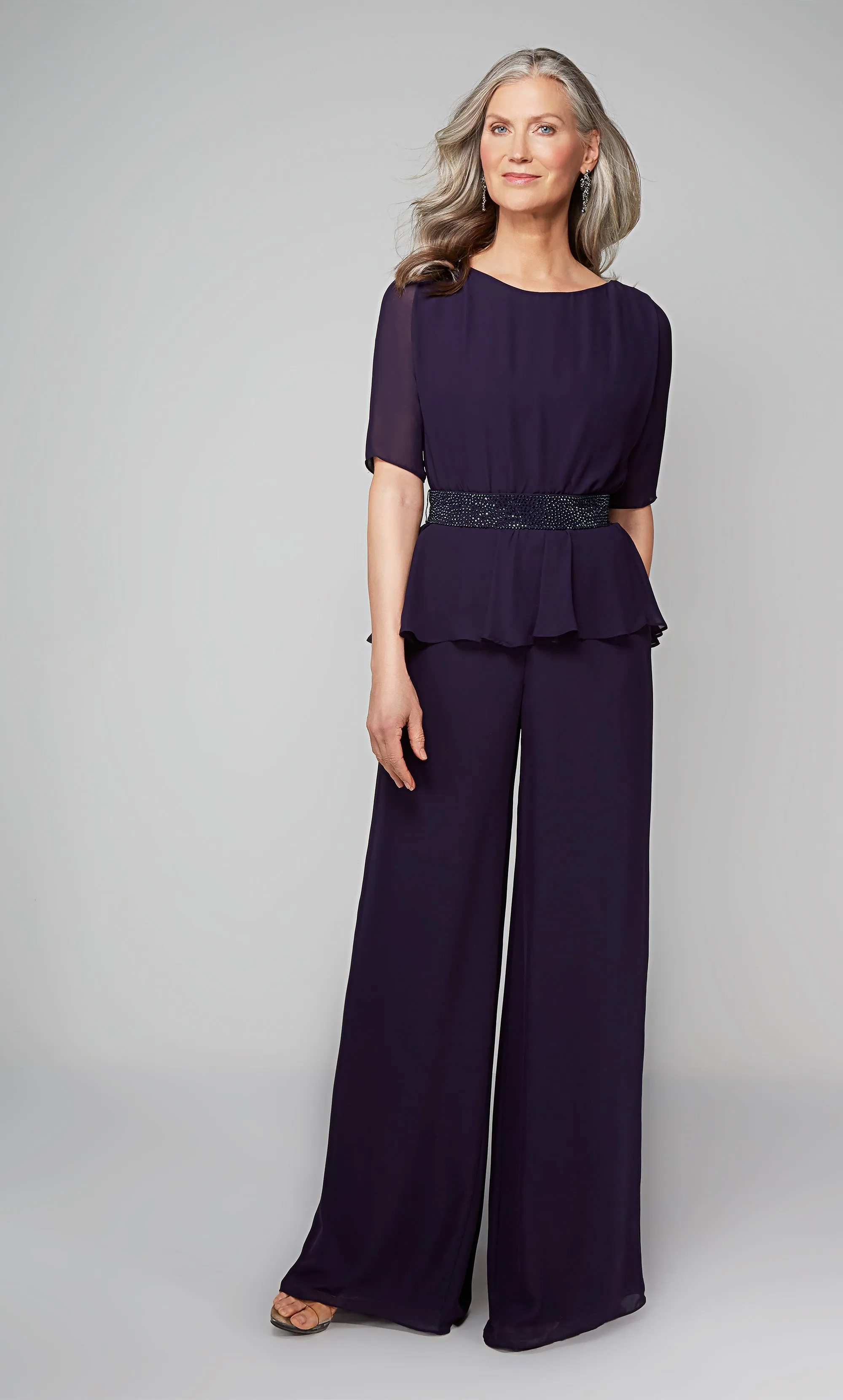 ALYCE Paris 27576 Special Occasion Scoop Neckline Modest Jumpsuit Dress sold by Alyce Paris product image thumbnail 5