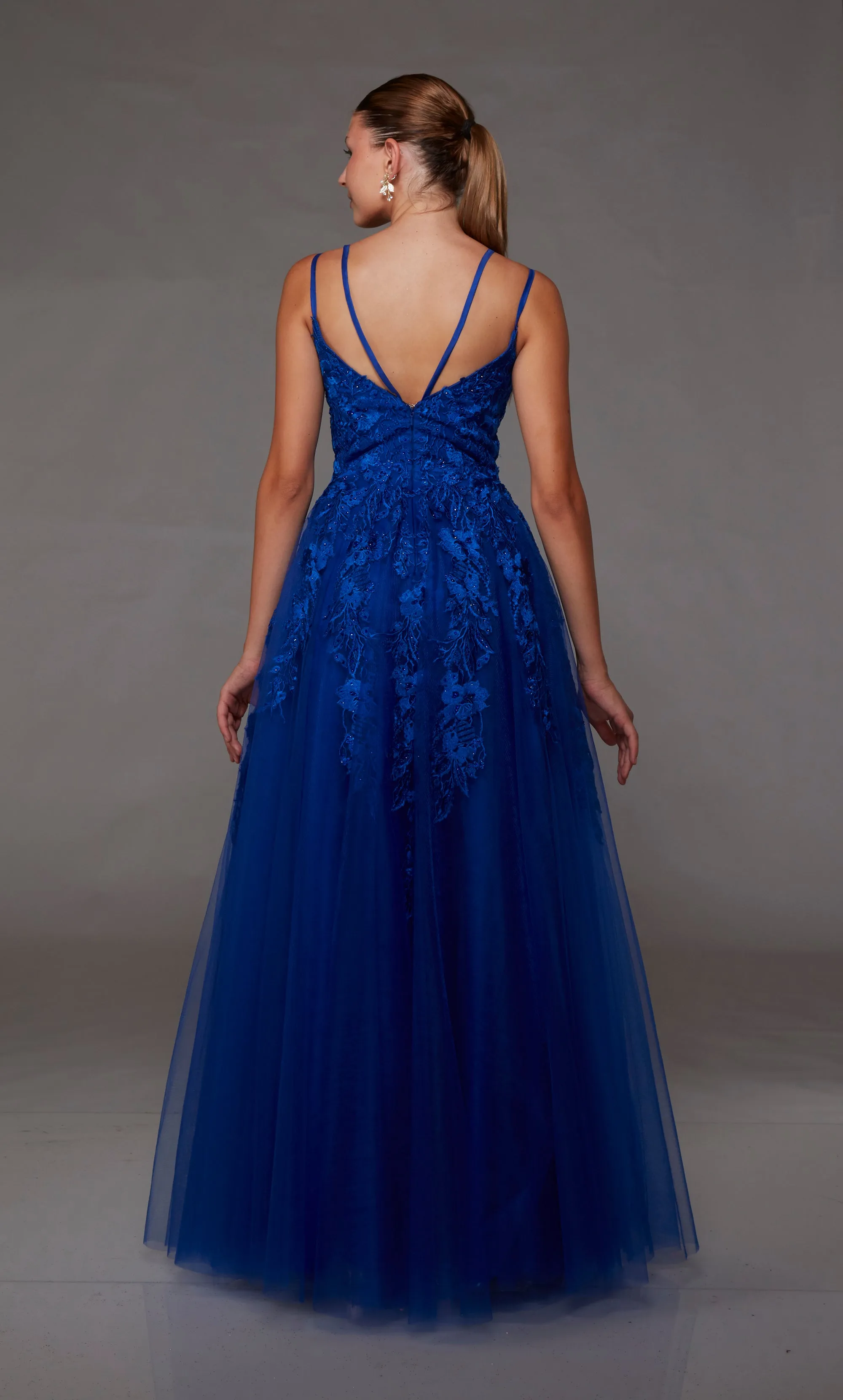 Formal Dress: 1816. Long, Square Neckline, Fit N Flare sold by Alyce Paris product image thumbnail 2