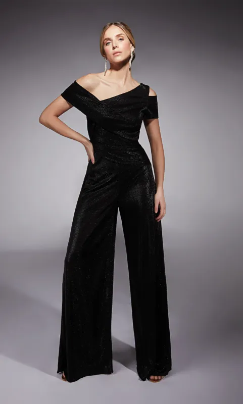 Formal Dress: 27761. Long, One Shoulder, Jumpsuit, Closed Back sold by Alyce Paris
