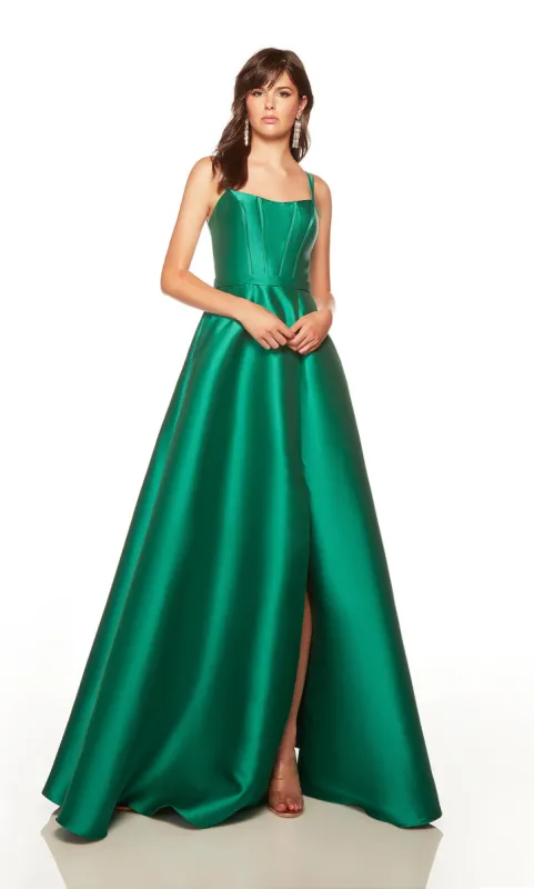 Formal Dress: 1759. Long, Scoop Neck, A-line, Strappy Back sold by Alyce Paris