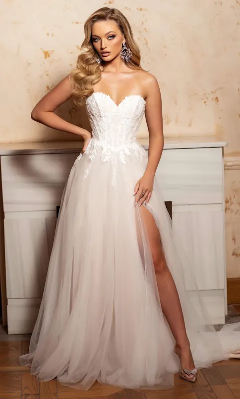 Formal Dress: 61723. Long, Strapless Neckline, Ballgown sold by Alyce Paris