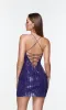 Formal Dress: 4536. Short, V-neck, Straight, Lace-up Back sold by Alyce Paris
