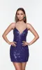 Formal Dress: 4536. Short, V-neck, Straight, Lace-up Back sold by Alyce Paris