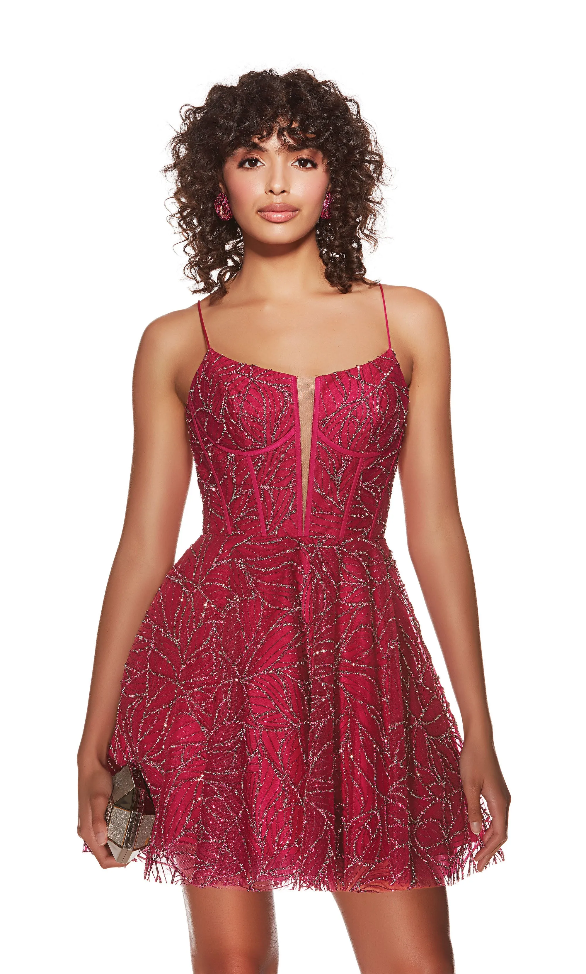 ALYCE Paris 3771 Party Plunging Elegant Fit N Flare Dress sold by Alyce Paris product image thumbnail 4