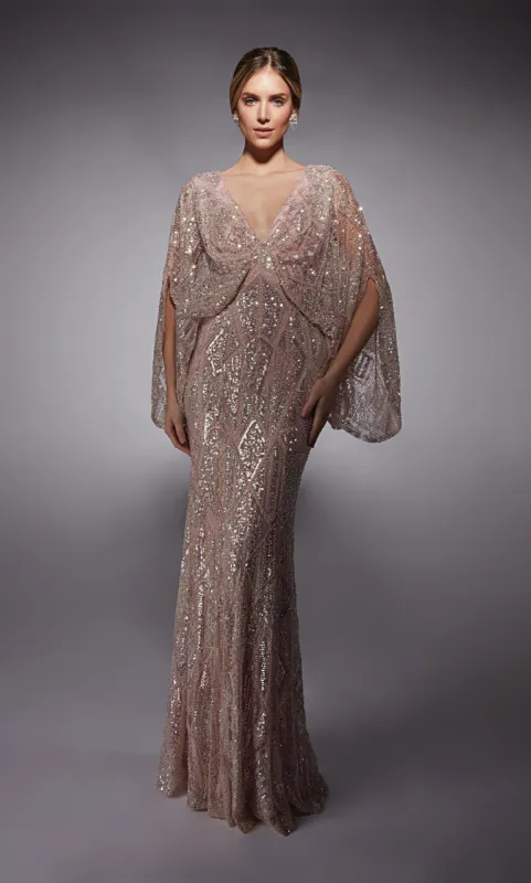 ALYCE Paris 27756 Special Occasion Illusion Neckline Elegant Straight Dress sold by Alyce Paris