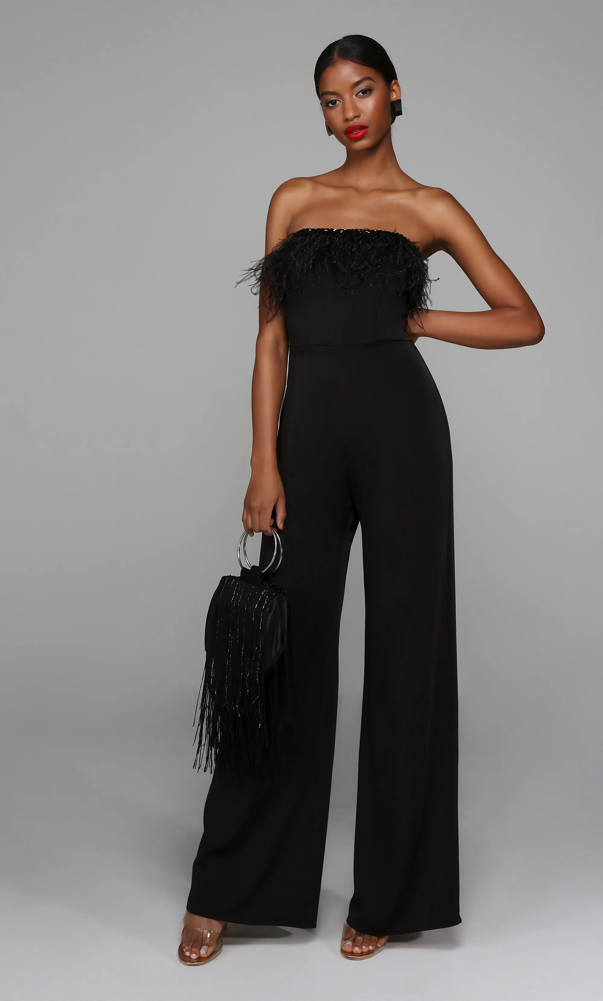 ALYCE Paris 1706 The Secret Dress - Long Strapless Embellished Jumpsuit Dress sold by Alyce Paris product image thumbnail 5