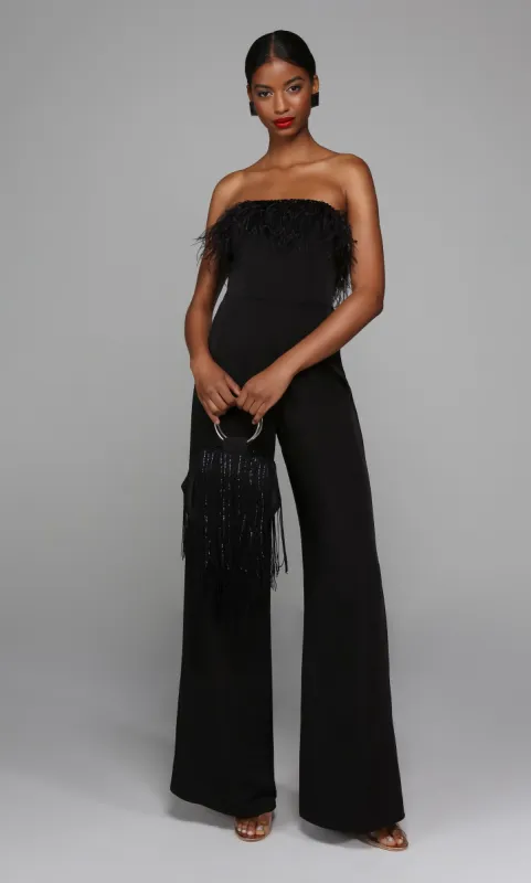 ALYCE Paris 1706 The Secret Dress - Long Strapless Embellished Jumpsuit Dress made by Alyce Paris