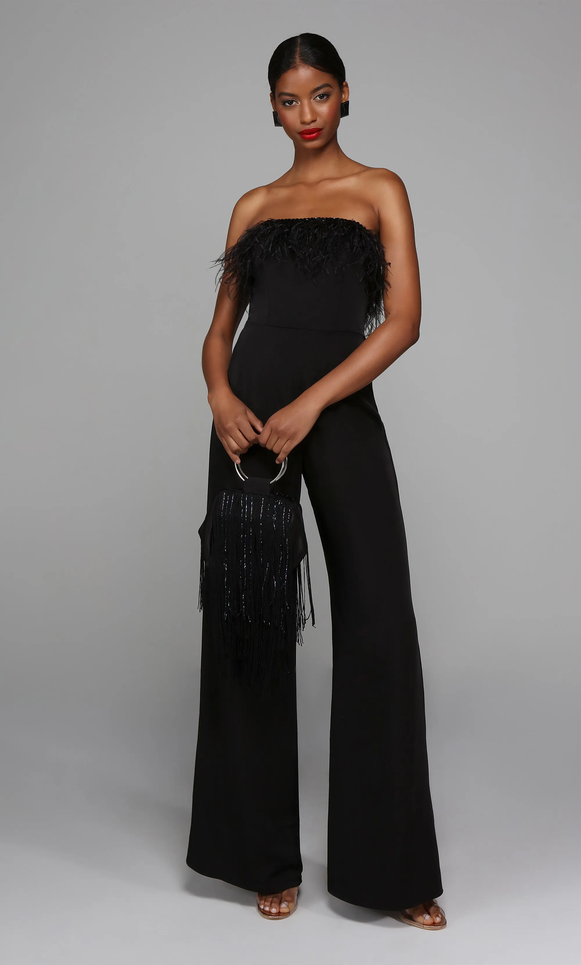 ALYCE Paris 1706 The Secret Dress - Long Strapless Embellished Jumpsuit Dress sold by Alyce Paris