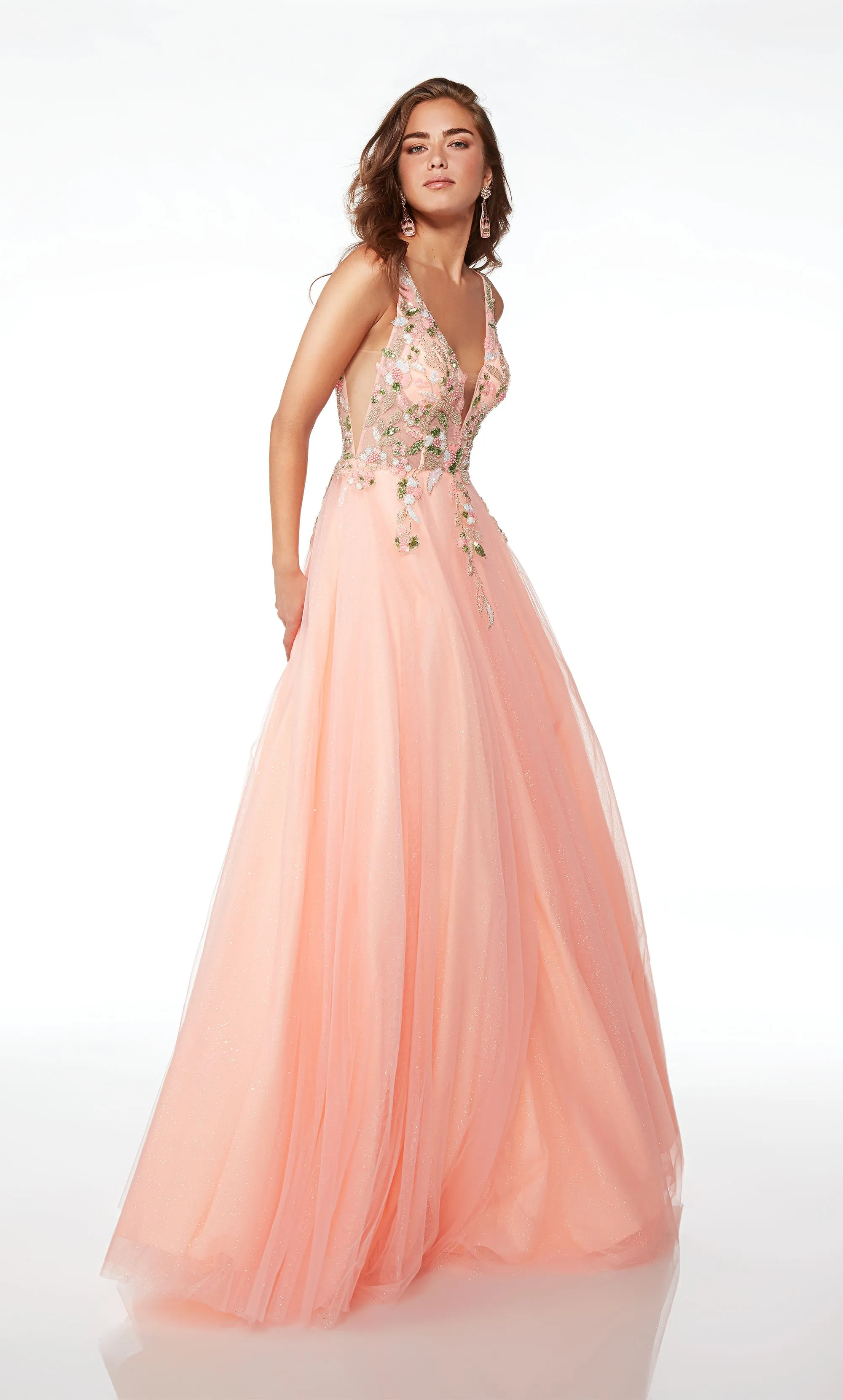 Formal Dress: 61559. Long, Plunging Neckline, Ballgown sold by Alyce Paris