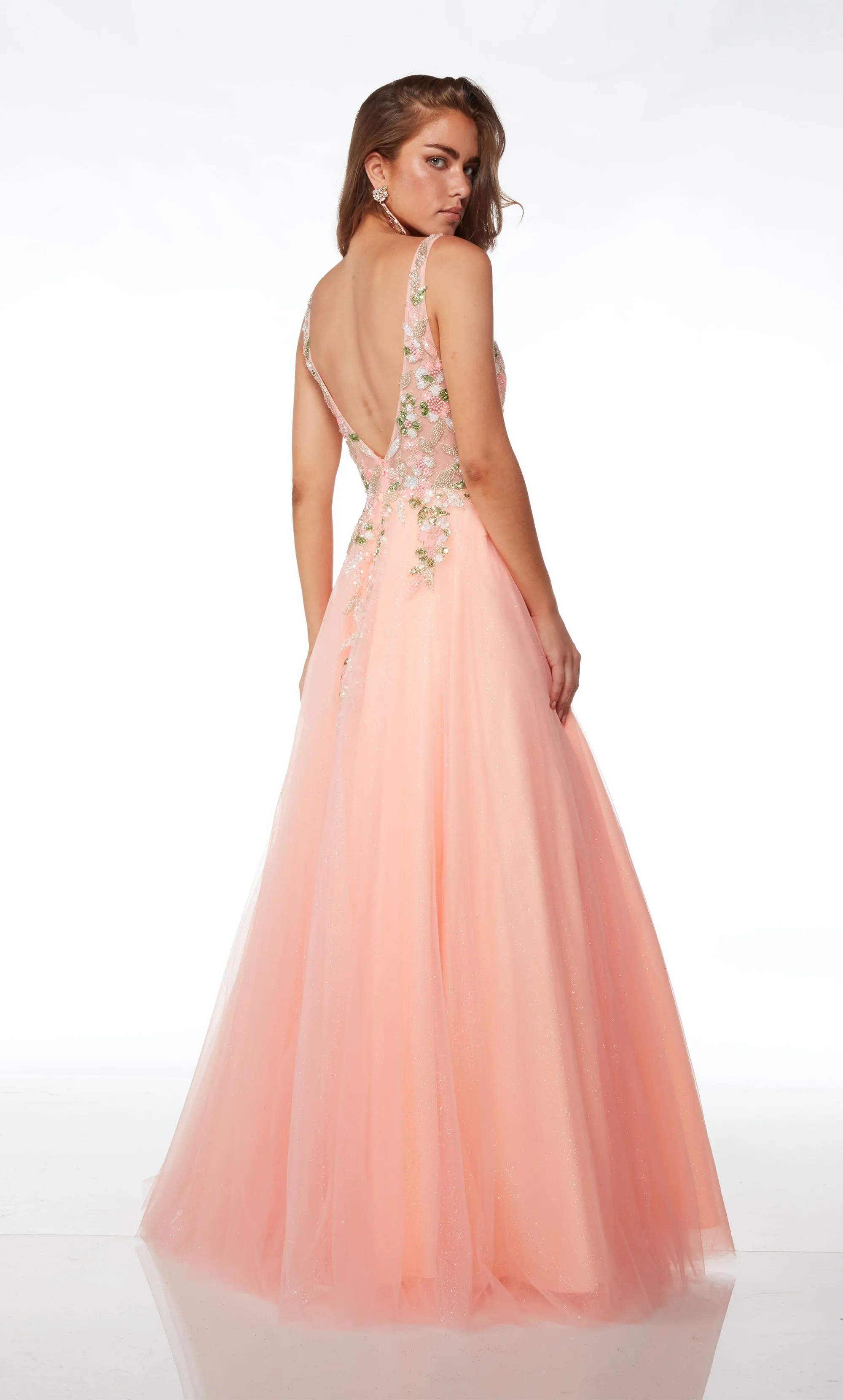 Formal Dress: 61559. Long, Plunging Neckline, Ballgown sold by Alyce Paris product image thumbnail 5
