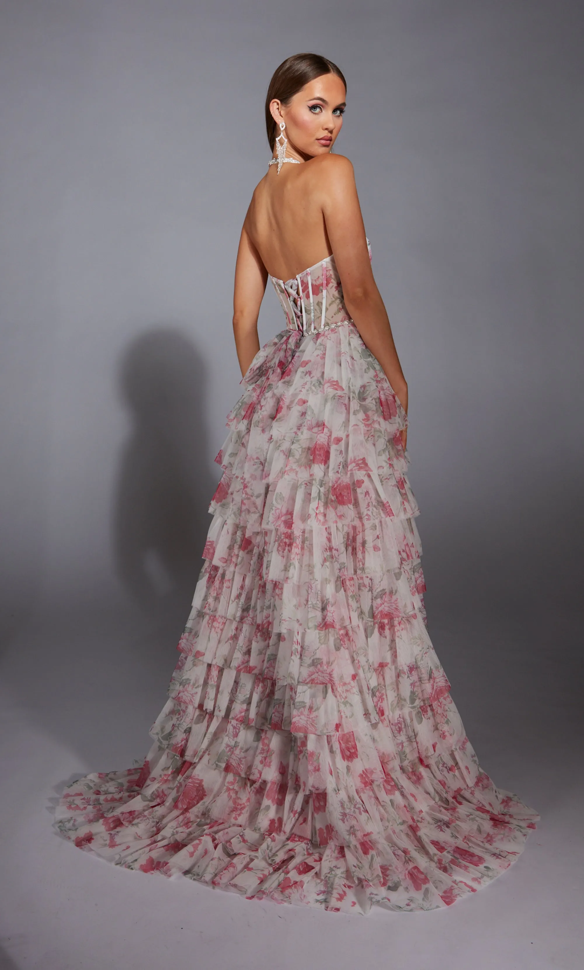 ALYCE Paris 61730 Alyce Long Halter Neckline Elegant A Line Dress sold by Alyce Paris product image thumbnail 5