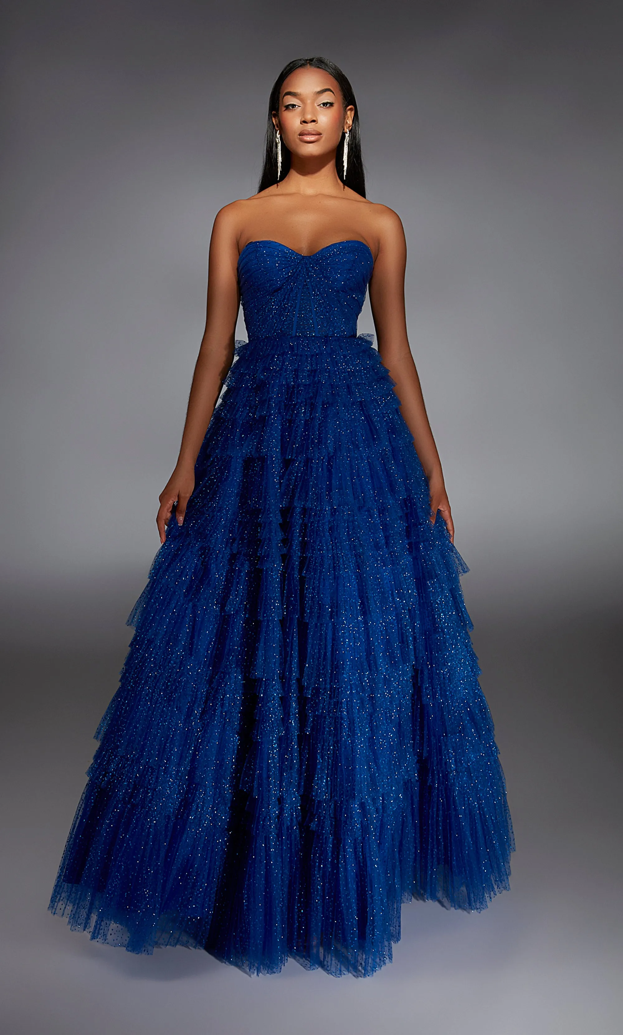 ALYCE Paris 61774 Alyce Long Strapless Shimmery/sparkly Ballgown Dress sold by Alyce Paris product image thumbnail 3
