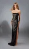 ALYCE Paris 61773 Alyce Long Strapless Slit Straight Dress sold by Alyce Paris