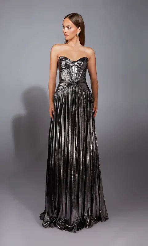 ALYCE Paris 61779 Alyce Long Strapless Elegant A Line Dress made by Alyce Paris
