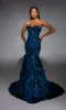 ALYCE Paris 61782 Alyce Long Strapless Ruffles Mermaid Dress sold by Alyce Paris