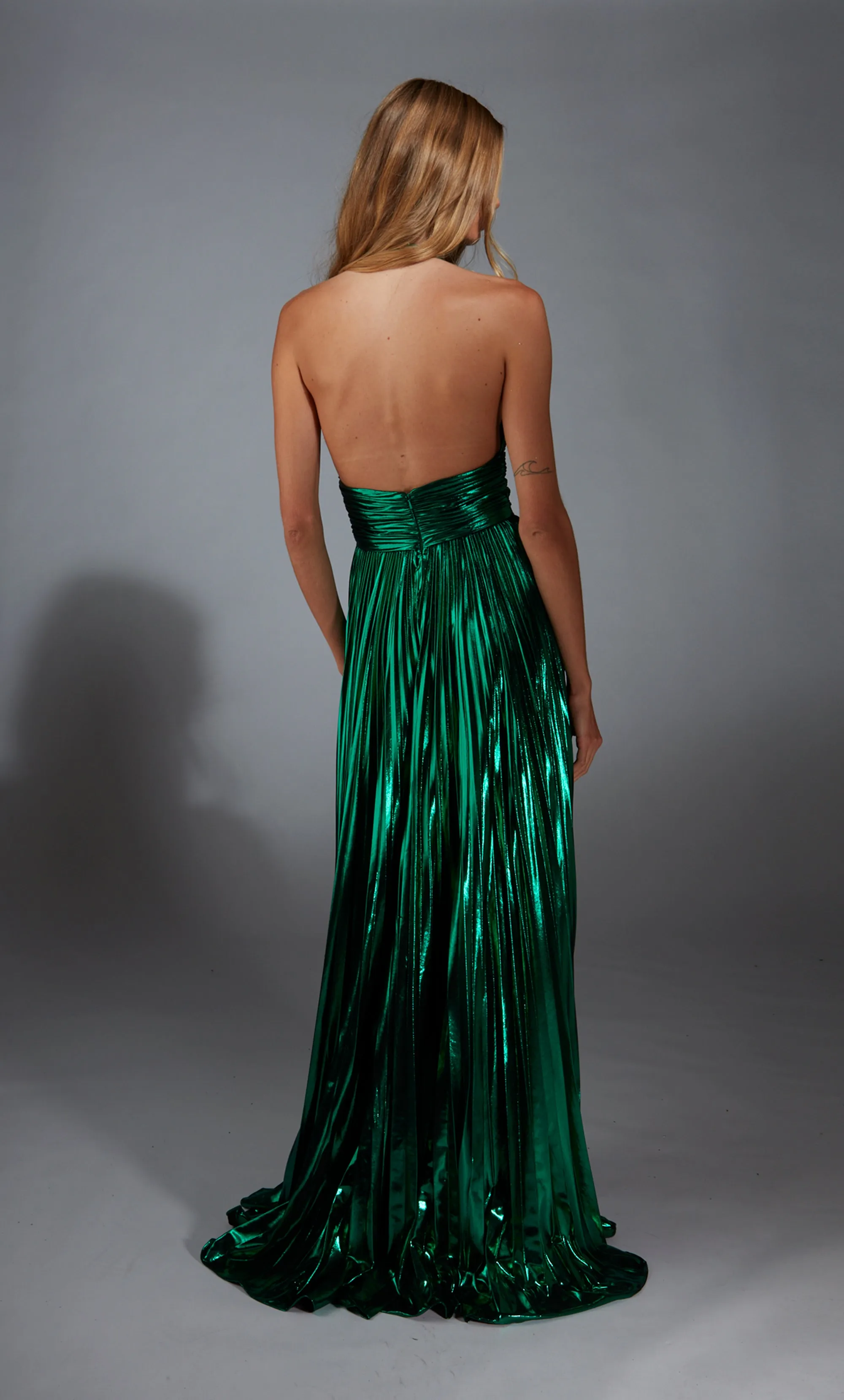 ALYCE Paris 61792 Alyce Long Halter Shimmery/sparkly A Line Dress sold by Alyce Paris product image thumbnail 2