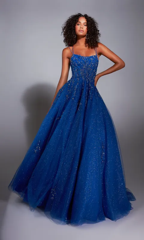 ALYCE Paris 61824 Alyce Long Scoop Shimmery/sparkly Ballgown Dress sold by Alyce Paris