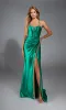 ALYCE Paris 61849 Alyce Long Plunging Corset Straight Dress sold by Alyce Paris