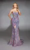 ALYCE Paris 61862 Alyce Long Strapless Train Fit N Flare Dress sold by Alyce Paris
