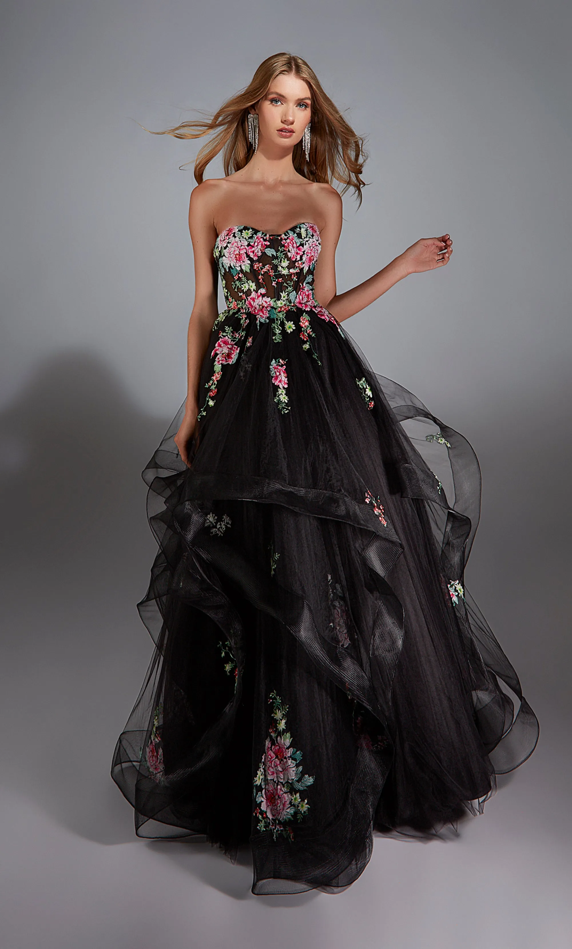 ALYCE Paris 61914 Alyce Long Sweetheart Corset Ballgown Dress sold by Alyce Paris