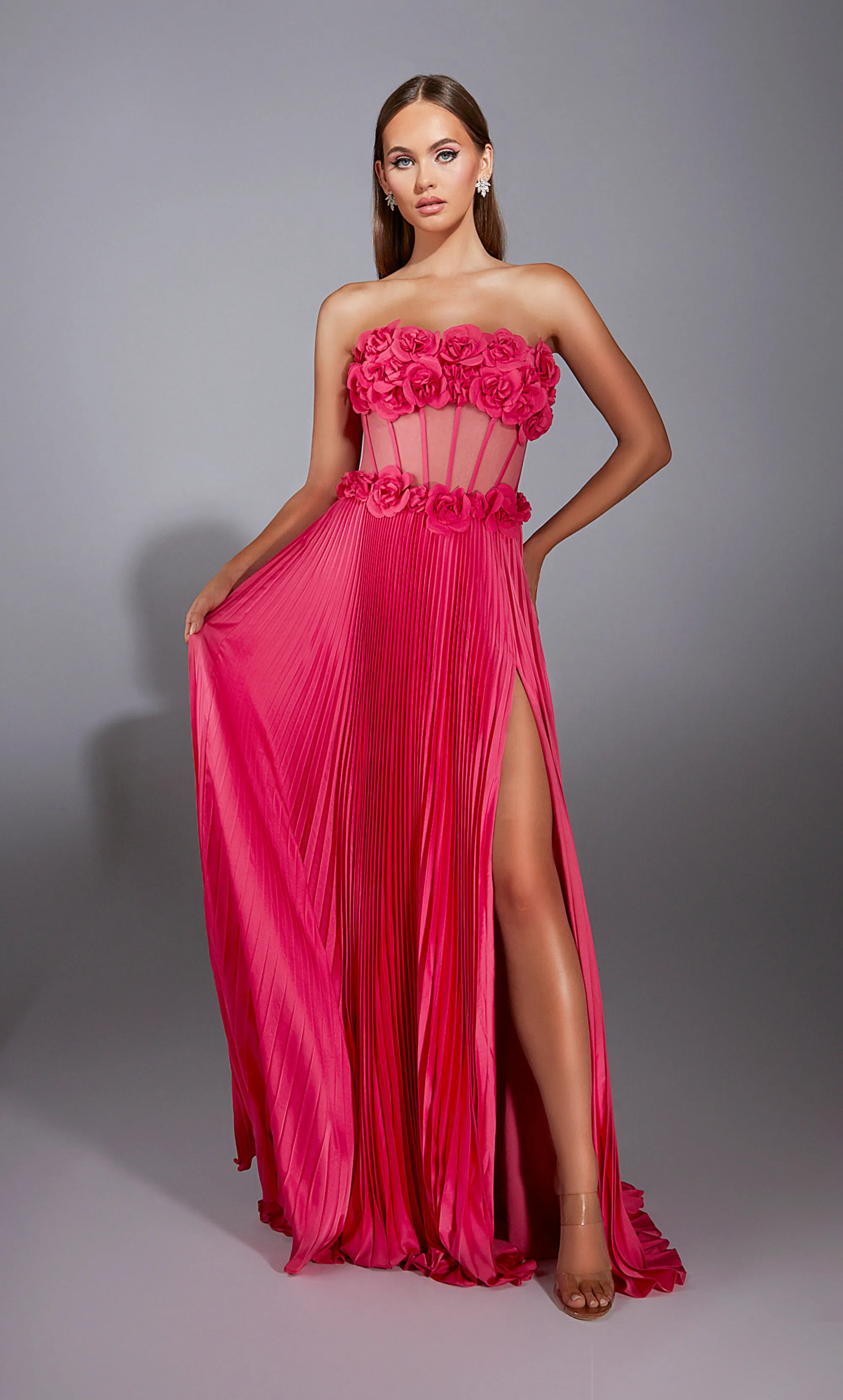 ALYCE Paris 61935 Alyce Long Strapless Corset A Line Dress sold by Alyce Paris