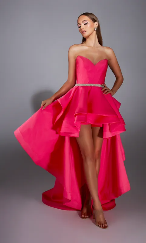 ALYCE Paris 61934 Alyce Long Strapless Ruffles High-low Dress sold by Alyce Paris