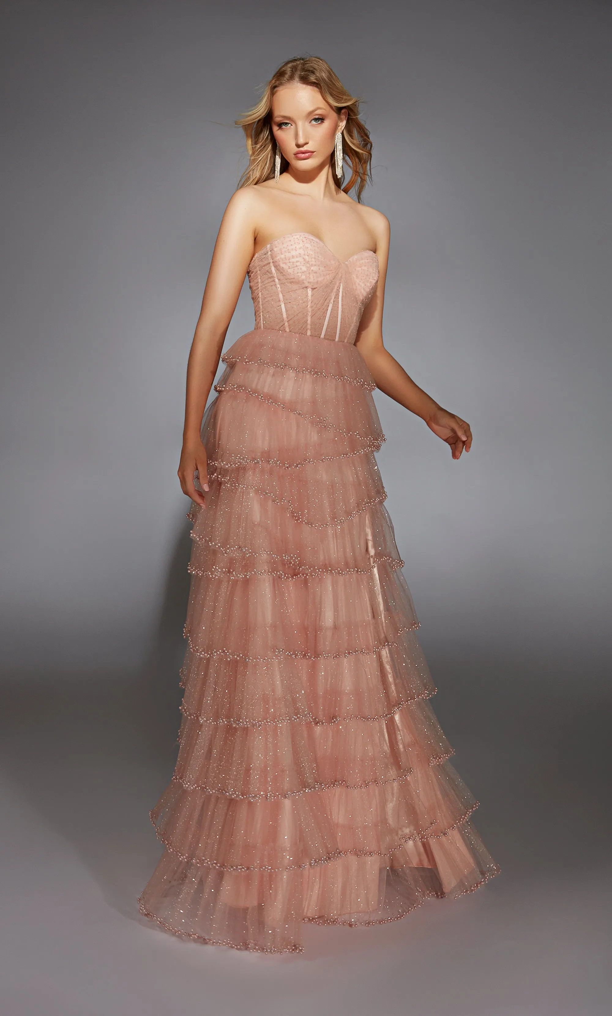 ALYCE Paris 61956 Alyce Long Strapless Corset A Line Dress sold by Alyce Paris