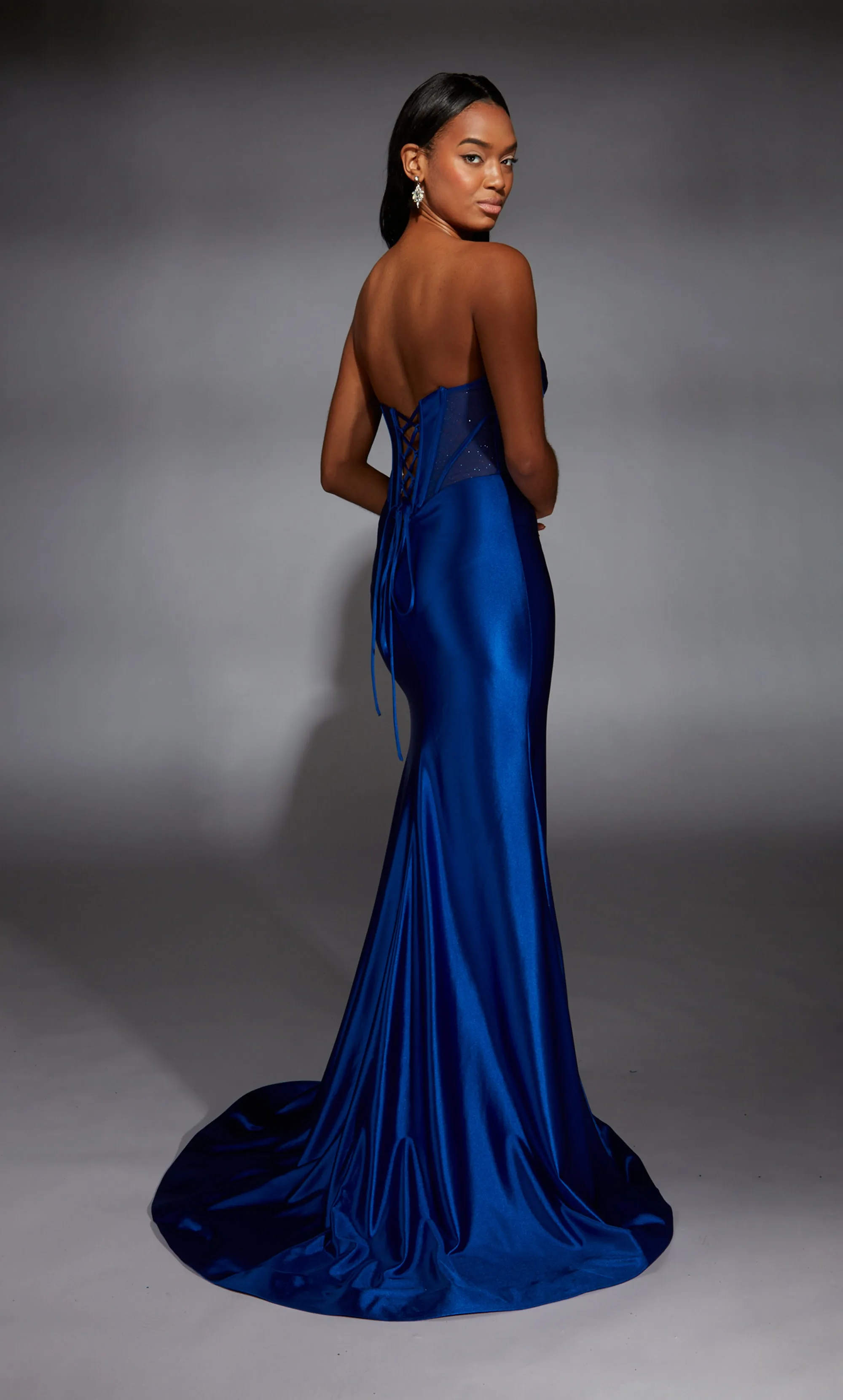 ALYCE Paris 61754 Alyce Long Strapless Sexy Straight Dress sold by Alyce Paris product image thumbnail 2