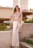 ALYCE Paris 27527 Special Occasion Illusion Peplum Straight Dress sold by Alyce Paris
