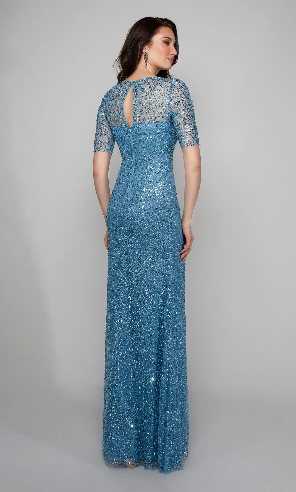 ALYCE Paris 27600 Special Occasion Scoop Embellished Fit N Flare Dress sold by Alyce Paris product image thumbnail 5