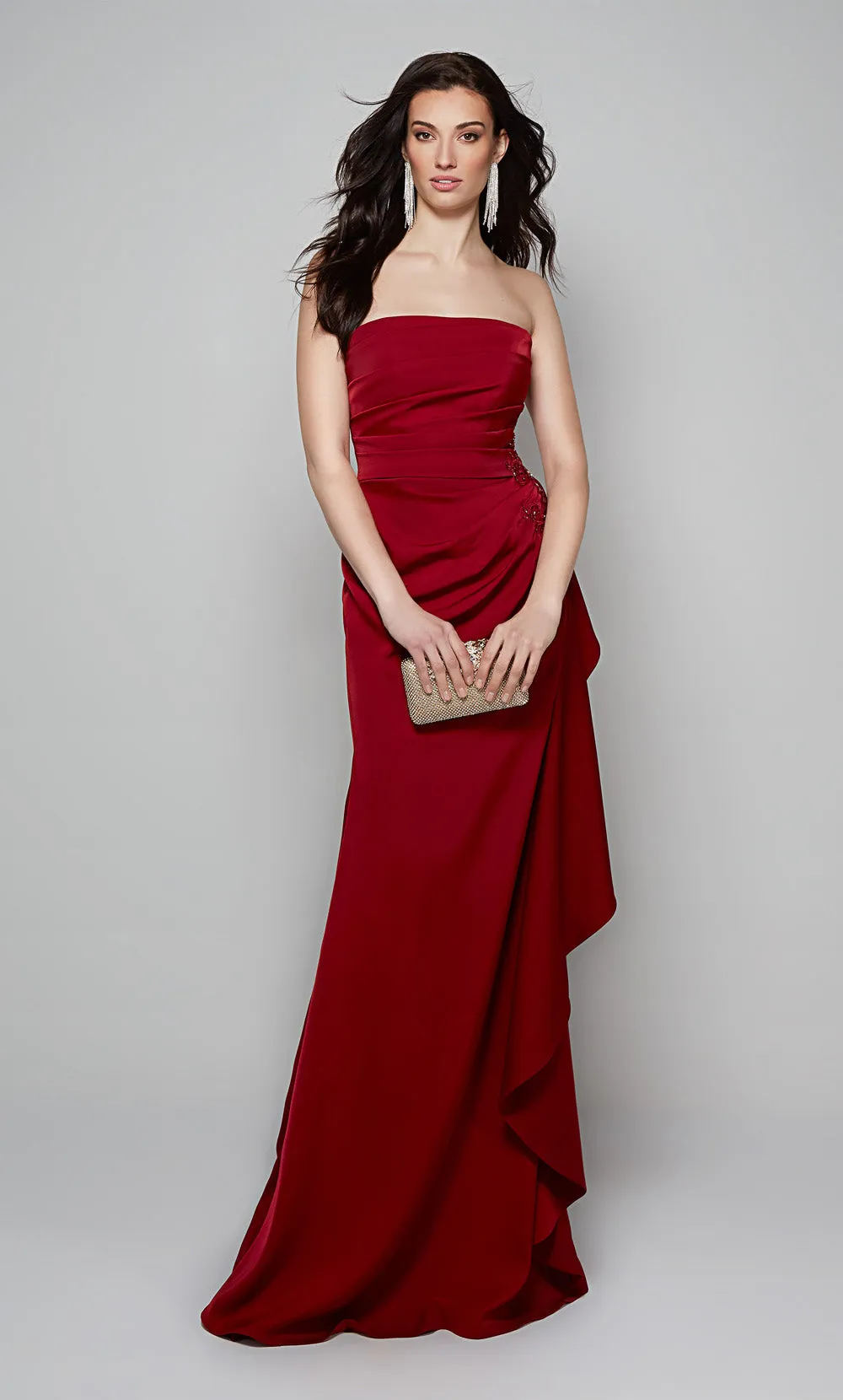 ALYCE Paris 27569 Special Occasion Off The Shoulder Chic Straight Dress sold by Alyce Paris product image thumbnail 5